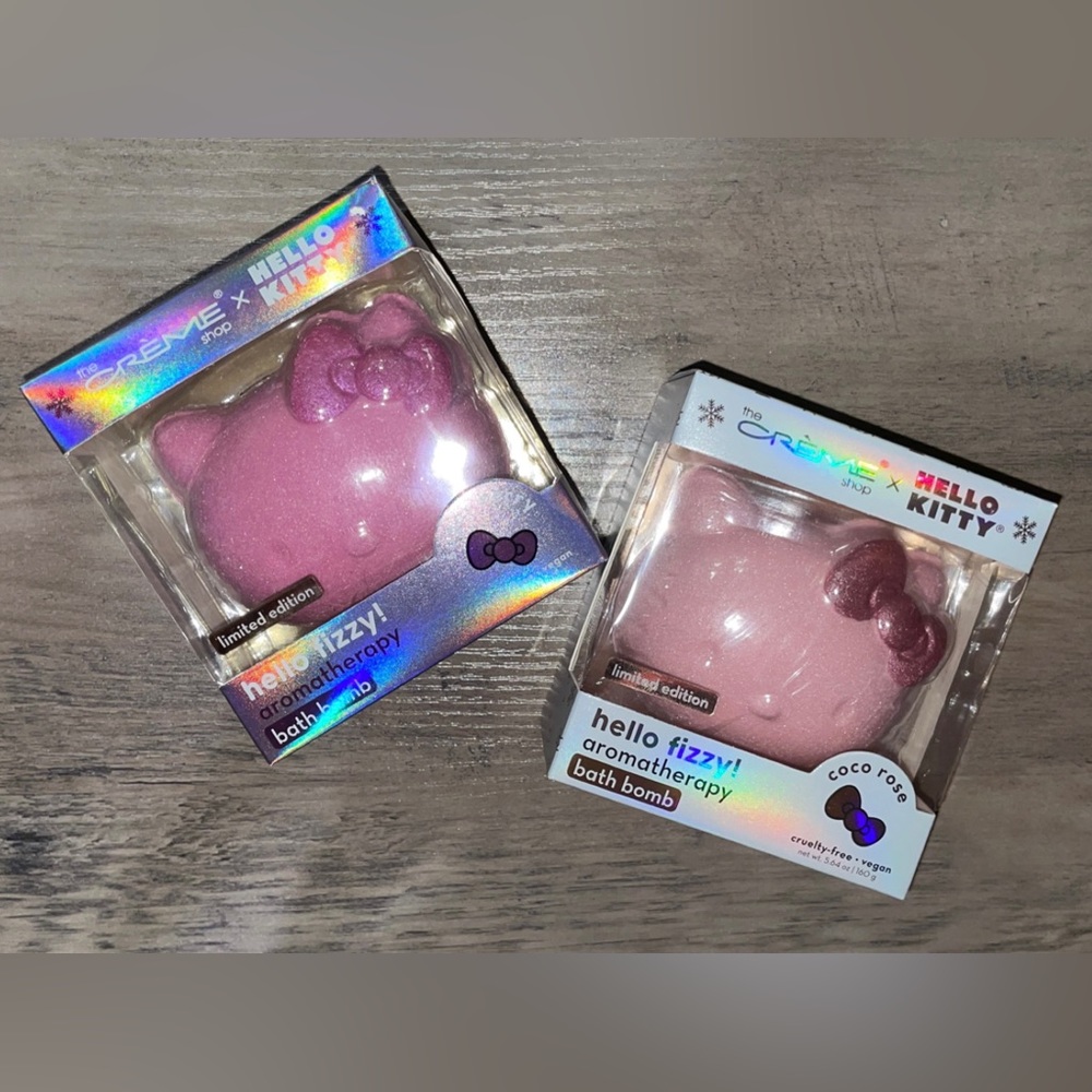SOLD‼️ 💕✨🎀 THE CRÈME SHOP X HELLO KITTY BATH BOMBS SET 🎀✨💕